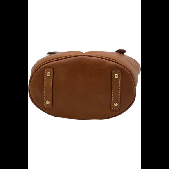 Dooney & Bourke Florentine Leather Bucket Bag Natural - Picture 3 of 3